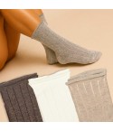 Calze donna cashmere viscosa a costa caldo soffice 3 paia Meritex 455 