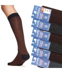 Calze lunghe a micro pois Uomo Set da 6 pezzi Pompea Ivan S55