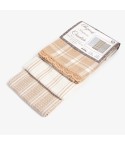 Set da 3 strofinacci Preziosa Candido 2 100% cotone naturale