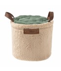 Cesto e coperta caldissima e pellicciosa Thun