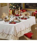 Tovaglia in cotone angioletti di Natale Thun 