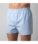 Boxer uomo Vela Europa in 100% cotone apertura 2 bottoni celeste