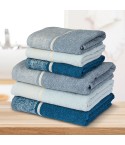 Asciugamani 100% spugna di cotone Vingi Mary 6pz