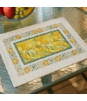 Tovaglietta per la colazione 100% Cotone Vingi Tiffany Dis.16