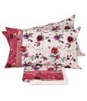 Completo letto lenzuola Laura Biagiotti 100% cotone percalle Virginia