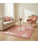 Tappeto floreale in jacquard ciniglia Incanto Clasik Zambaiti