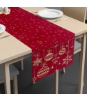 Runner tessuto jacquard natalizio Zambaiti