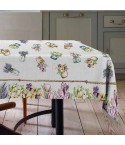 Tovaglia antimacchia con mazzi di fiori Zambaiti