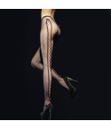 Sexy Collant a Rete Fiore Invito - Seduzione ed Eleganza in Dettagli