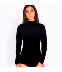 Lupetto Donna Irge IR/MD/44 manica lunga nera
