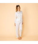 Pigiama donna lungo Irge IRL1519 in raso