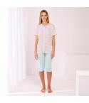 Pigiama Donna maglia aperta cotone Irge IRC 2267