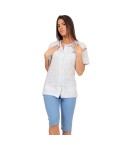 Pigiama donna aperto + pinocchietto in cotone  2001 - 187 calibrato