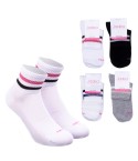 Calzini donna Jadea 21017 cotone con righe orizzontali  4 pz.