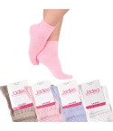 Calzini donna cotone nido d'ape jadea 4 paia