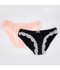 Slip donna jadea chic 6051 nero e rosè