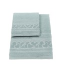 Vingi set asciugamani viso + ospite cotone Joanna menta