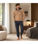 Tuta uomo con cappuccio felpata Kappa KMW26501