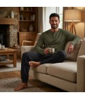 Pigiama uomo scollo serafino Kappa KMW26522