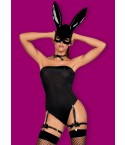 Sexy costume da coniglietta Obsessive Bunny nero