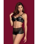 Obsessive leatheria set nero fronte