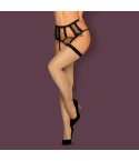 Calze S814 stockings velate pelle
