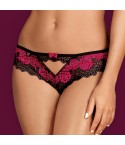 Sexy slip panty Obsessive tulia panties nero fuxia
