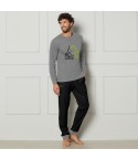 Pigiama Uomo in cotone primaverile scollo serafino Kappa KMS25416