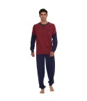 Pigiama uomo scollo serafino in caldo cotone Kappa KMW24609