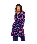Vestaglia colorata cuori giacca con cappuccio Kappa blu 22262