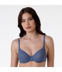 Reggiseno coppa preformata morbida con ferretto Lovable L09WP denim