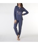 Pigiama Donna dolce ballerina caldo cotone Lovable L0DO3