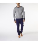 Pigiama Uomo in caldo cotone maglia a fantasia Lovable L0DOE