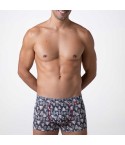 Boxer uomo natalizio cotone elasticizzato Lovable L0E9W 