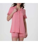 Pigiama donna corto maglia aperta in modal Lovable L0ETH