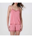 Pigiama donna estivo in modal e pizzo Lovable L0ETI