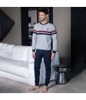 Pigiama uomo caldo cotone Lotto LP4076