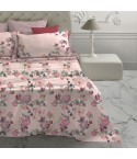 Completo letto Laura Biagiotti 100 % Percalle di Cotone Matrimoniale Floreale
