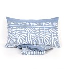 Completo Letto Pompea in flanella a fantasia Leane