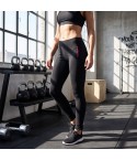Leggins sportivo Lotto LA1010 con logo sulla gamba 