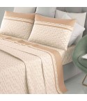 Completo letto 100% cotone Irge Ginevra fantasia Amabel oro