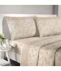 Completo letto Irge matrimoniale cotone con smerlo Praga Bouquet