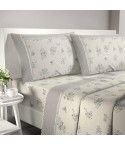 Completo letto Irge cotone con smerlo Praga Rose