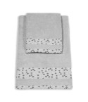 Vingi set asciugamani viso + ospite cotone Liriana grigio