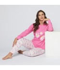 Pigiama Donna con margherita in cotone Cippi Love It LOS549