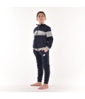 Tuta bambino Lotto LA1054 cotone felpato blu