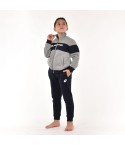 Tuta ragazzo bambino Lotto LA1052 felpata grigio