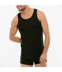 Canotta Lovable LVB cotone elasticizzato stretch L05XV nero