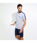 Pigiama uomo corto estivo grigio melange Lotto LP1065