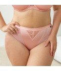 Slip donna vita alta micro-satin e tulle Krisline LP030